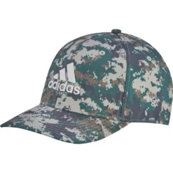 Adidas Golf Adidas Tour Camo Print Mens Golf Hat