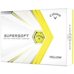 Callaway Supersoft 21 Yellow Golf Balls - Dozen